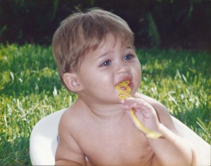 Baby Jay with Bubble Blower